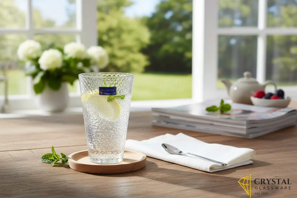 Deli glassware Classic Transparent Drinking Glass - Set of 6